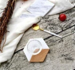 marble wood cup coaster wood marble combination cup mats pads tea cup coasters