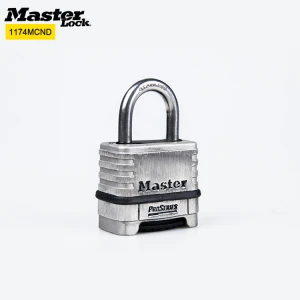 Master Lock 1174 Pro Series Resettable Combination Lock with Stainless Steel Body