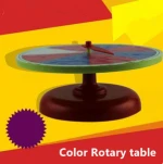 Mathematics Teaching Equipment Color Turntable Rotary Table