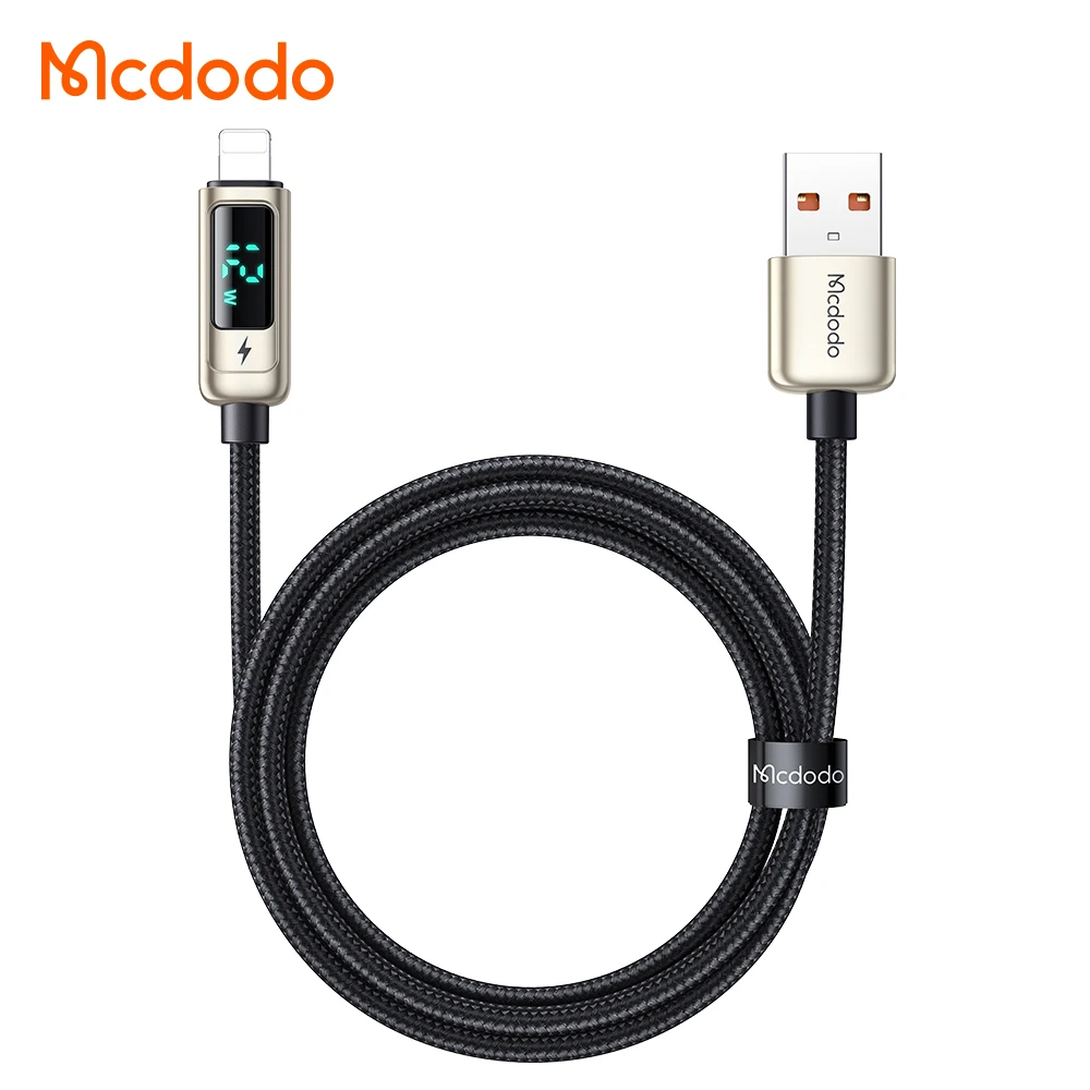 Mcdodo Digital Pro Series Lighting Cable 3A Fast Charging Cables Braided Charger Usb For Iphone Chargers Cable