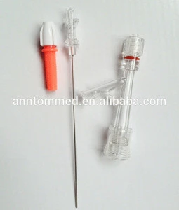 Medical Hemostasis valve Push pull Screw type Y Connector set