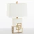 Import MEEROSEE European Square Lampshade Modern Marble base Table Lamp for Sitting Living room MD86674 from China