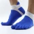 Import Men Cotton Low Cut Sock Athletic Toe Socks With 5 Finger No Show Sock With Mesh Wicking from China