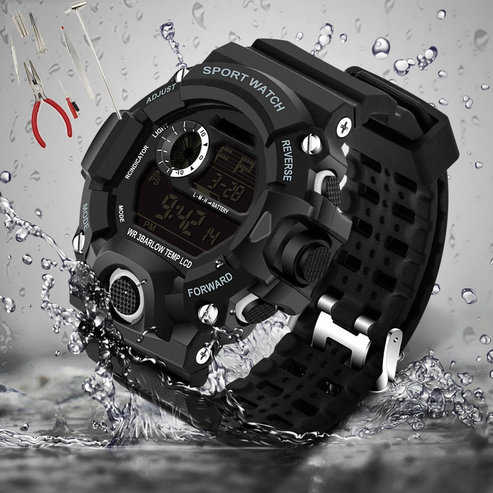 Men Sports Watches Military Watch Fashion Wristwatch Waterproof Digital Watches Relogio