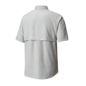 Mens Long Short Sleeve Quick-Dry Fit Shirt Fishing Shirt