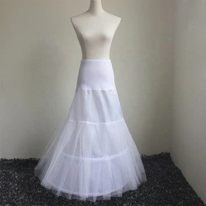 mermaid Tulle Underskirt  Petticoat with hoop for Wedding Dress