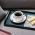 Import Metal art unique design metal tray Household storage tray Delicate tray for coffee cups Cup Organizer from China
