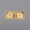 Metal crafts paper money 24K gold Banknote America 1 2 5 50 100 US Dollar Bill