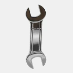 Metal wrench shaped USB flash drive, high capacity Metal tool USB stick for promotion
