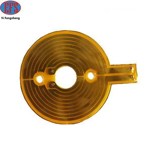 mini electric aluminum infrared carbon silicone thick kapton polyimide coil waterproof industrial pet flexible film heater