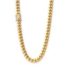 Missjewelry Heavy Stainless Steel Miami Cuban Link 18K Gold Plated Chain Necklace Jewelry
