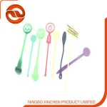Mixed Drink Stir Sticks Pub Bar Tool-Assorted Color Cocktail Stirrers