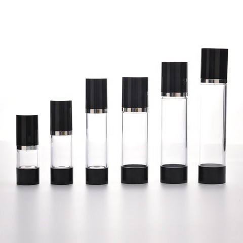 100ml airless piston bottle gold black measuring lotion containers airless pump bottle 100ml