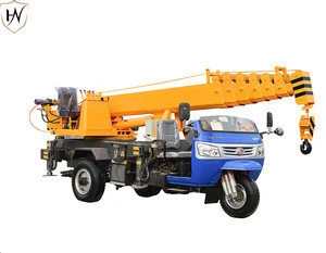 Mobile Crane  Pickup Truck Hydraulic Crane 3 Ton  Truck Crane  For Sale