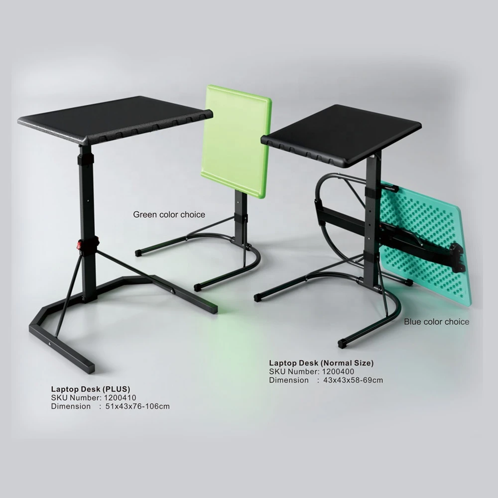 Modern adjustable home and office small foldable light computer desk table