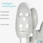Modern baby electric rocking chair timeable indoor and outdoor baby swing chair