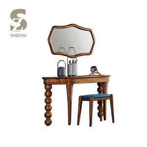 Modern bedroom furniture make up table dresser with mirrors