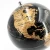 Import Modern black background  S pattern metal base  geography world globe from China