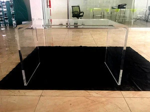 Modern Designed Custom Size Clear Acrylic Coffee Table