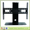 Modern Desktop Indoor vertically adjustable TV Mount with Stand and tempered glass-IN1002