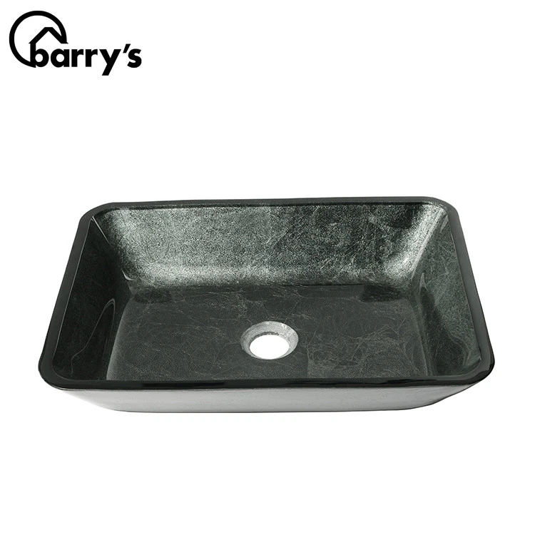 Modern furniture design rectangle colour small size one piece bathroom sink top