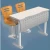 Import Modern school furniture student study reading table and chair college classroom school sets from China