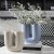 Modern U Shape Nordic Vase Unglazed Ceramic Flower Vase for Home Decor Pieces Matte Colorful Porcelain Vase Design