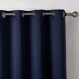 Most Popular NFPA701 Standard Fire Retardant Plain Blackout Curtain Fabric for Hotel Project