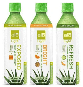Multi flavored Organic Aloe Vera Juice Drink