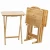 Import multi functional wooden folding TV tray coffee table for eating, drinking and laptops from China