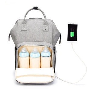multifunctional backpack bags mix colors large capacity water proof USB charger mummy mom nappy bag baby diaper bag backpack