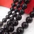 Import Natural black agate loose gemstone beads for jewelry necklace bracelet from China