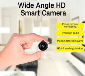 Network Remote Monitoring Night Vision Plug Powered Mini HD 720p Camera Wifi Wireless Micro Spy Camera With Invisible IR Lights