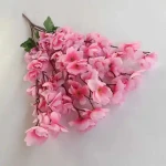 New arrival best prices wedding artificial silk flower wall panel backdrop 9 peach blossoms