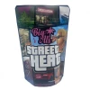 New arrival gashouse big all exotics northern fiore street heat 3.5g mylar smell proof packaging bag with tear notch