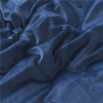 New arrival twill solid color winter bubble fleece nordic designer quilt cover polyester duvet cover