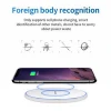 New Custom 10w Round Charger Fast Cargador Inalambrico Qi Wireless Charging Pad Wireless Phone Charger for Iphone Samsung