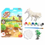 New Design 3D Farm Animal DIY Painting Toy Sets Kids Educational Toy