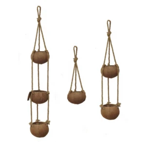 New Design Coconut shell hanging basket for plants