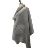 new design faux fur mink sherpa warming wrap household velvet solid shawl