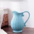 Import New design home garden decoration flower plant vase colorful ceramic flower pots with handle from China