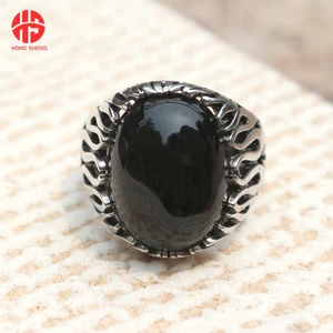 New design mens stone rings mens rings with stones latest finger ring fine jewelry wholesale