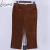 Import New design office lady wide style corduroy women short pant featuring with gold embroidery both side from China