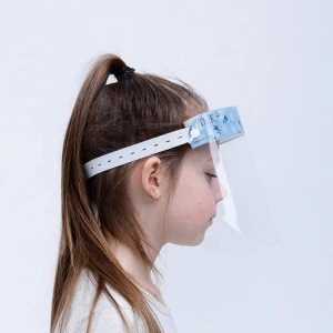 New Design Protective Transparent Faceshield Anti- fog Full Cover Kids Face Shield Plastic Face Visor in Stock