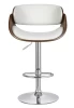 New Design Pu Leather Modern Metal Bar Chair  Stool With Short Back