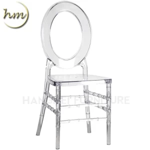 New design stackable clear transparent acrylic ghost resin tiffany chair wedding chair