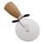 Import New design stainless steel pizza cutter wheel knife with wood handle from China