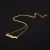 Import New Fashion Gold Custom Stainless Steel Monogram Name Plate Letter Necklace from China