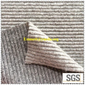 New fashion loop gage knit chunky knit woolen fabric, knitted cloth for overcoat