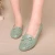 Import New Fashion Summer Genuine Leather Flat Shoes Woman Loafers Large Size ladies Casual Shoes from China